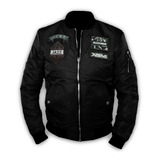 Chaqueta Bomber Rompe Vientos Casual