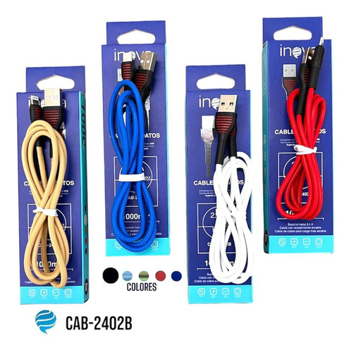 Cable Usb Cargador Rapido Inova iPhone 2.4amp Almagro