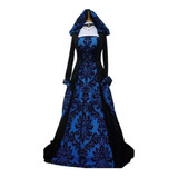 Vestido Gótico Medieval De Mujer Vestido Vintage De Encaje.l