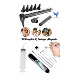 Kit De Remoção De Cerume Orelha + Seringa Adaptada+otoscópio