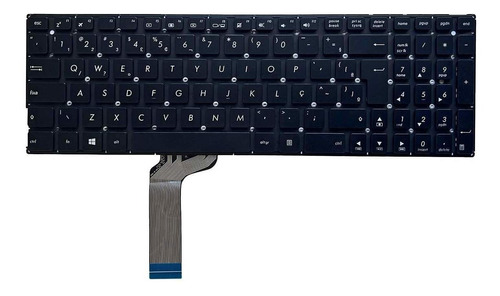 Teclado Para Notebook Asus X556 Preto Abnt2