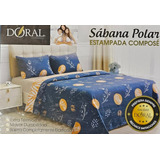 Sabana Polar 1,5 Plazas Composé Doral Diseño De La Tela Diseño 53