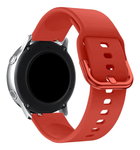 Correa Para Samsung Active 1/2 - Watch 4/5/6 Official Red