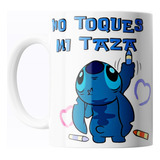 Taza De Café Stitch No Toques Mi Taza Disney 325ml