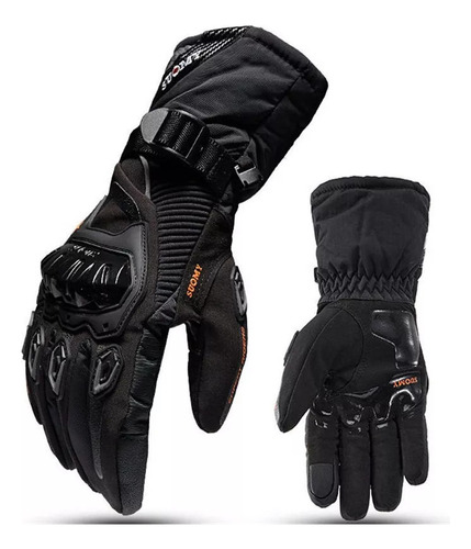 * Guantes De Moto Negros Impermeables Para Invierno E