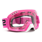 Goggles Gafa Protectora Rosa Mica Transp Motocross Techx2