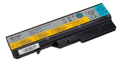 Bateria Para Notebook Lenovo L09s6y02 4400 Mah Preto Marca Bringit