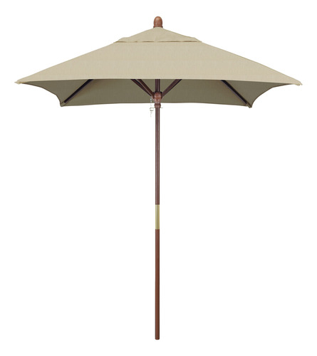 California Umbrella Sunbrella - Sombrilla De Madera De 6 Pi.