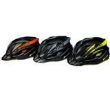 Capacete Ciclista Mtb Speed Com Led Bike Shiver Cor Preto / Verm Tamanho G