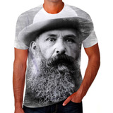 Camisa Camiseta Personalizada Claude Monet Pintor Francês 12