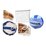 Malla Red Voleibol Grosor #5 Combo Balón Voleibol 