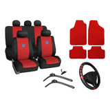 Kit Capa Couro Banco Fox 2004 A 2008 Tapete Volante  Palheta