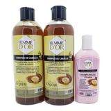 2 Shampoo 1lt + 1 Colageno 250ml  Femme D'or 