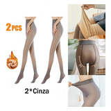 Panty De Lana Térmica Translúcida Para Mujer 2pcs 320g