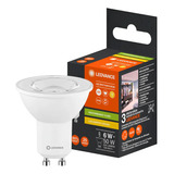 Kit 10 Lâmpadas Led Par16 6w 2700k 350lm Biv Gu10 Ledvance Luz Branco-quente 110v/220v