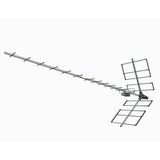 Antena Digital Uhf Hdtv Yagi Proeletronic + Suporte Mastro