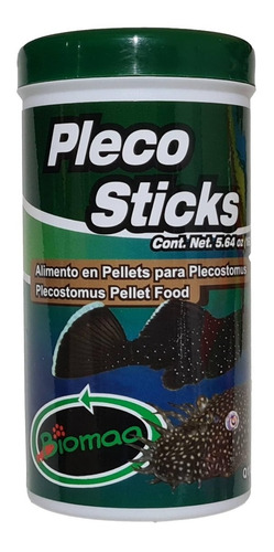 Biomaa Pelco Sticks 160g Alimento Peces Acuario Pecera Dulce Tropical