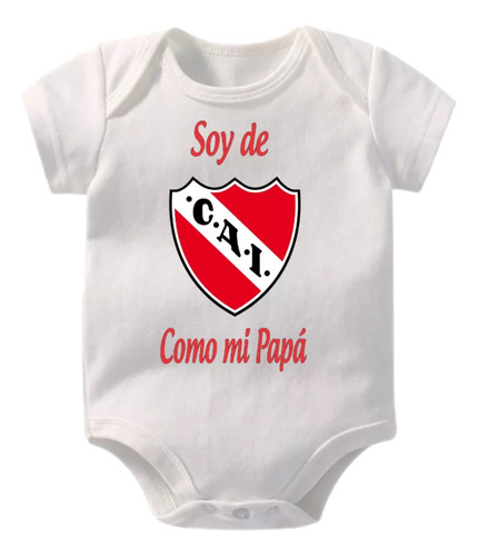 Body Bebe, Personalizados, Equipos De Futbol, Independiente.