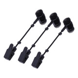 Microphone Mic Clip Clamp Saxophone Stage Stand 3pcs