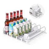 Iklestar Upgrade Organizador De Bebidas Para Refrigerador, D