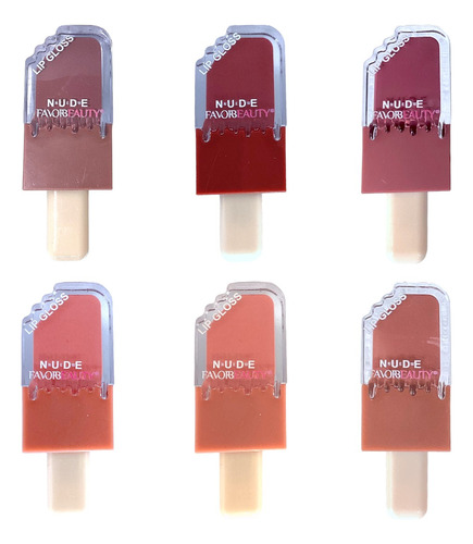 Labial Lip Gloss Mate Indeleble Forma De Paleta 24 Pz