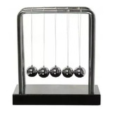 Pêndulo De Newton Enfeite Decorativo Balance Balls 9x7.5 Cm