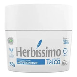 Antitranspirante Em Creme Herbíssimo Creme Hidra+ Talco 55 G