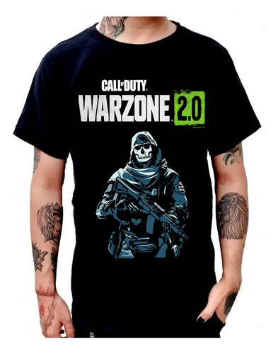 Playera Cod Warzone 2.0 Call Of Duty Ghost 