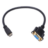 Adaptador De Cable A Conector Vga M/f, Convertidor De 0, 1