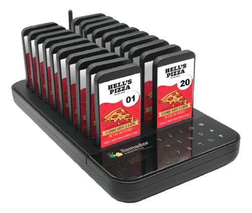 Gestor De Espera Para Restaurantes Premium X 20 Pagers