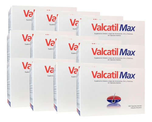 Pack X12 Unidades Valcatil Max 120 Capsulas Blandas