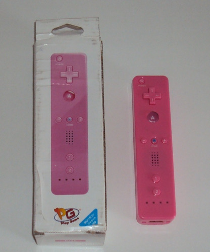 Wii Remote Rosa Para Nintendo Wii - Funcionando - Usado