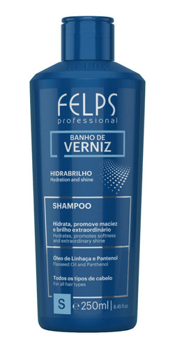 Shampoo De Brilho Banho De Verniz Felps 250ml