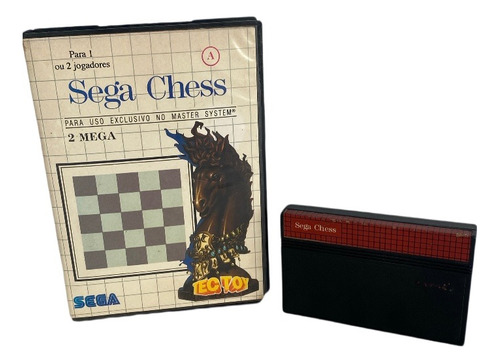 Sega Chess Master System Jogo Original Tectoy