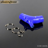 Blue Silicone Intercooler Hose Kit Fit For 08-15 Mitsubi Ccb