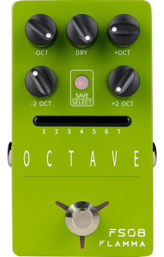 Pedal Octavador Para Guitarra Eléctrica Flamma Octave Fs08