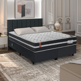 Cama Box King Molas Ensacadas New Barcelona Fortezza 193x203