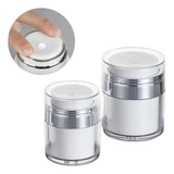 Kit 2 Pote Para Creme Push Vácuo Depotagem Frasco 15ml/30ml