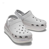 Crocs Gris Con Brillantes 100% Originales