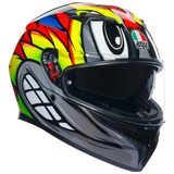 Casco Para Moto Agv K3 Birdy 2. Talla L Color Negro