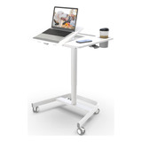 Joy Worker Escritorio Movil De Pie, Mesa Neumatica Ajustable