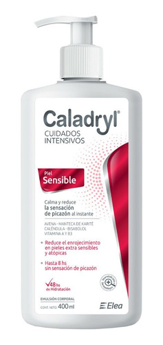 Caladryl Cuidados Intensivos Piel Sensible Emulsion 400 Ml