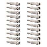 Kit 100 Unid Conector Conex 1000 Bnc Mola G2 - Intelbras