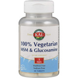 Kal | 100% Vegetarian Msm Glucosamine | 60 Tablets