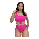 Maiô Com Argola Barriga Zero Luxo Premium Moda Praia 