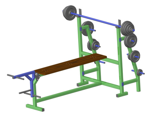 Plano De Press Banca Olímpico, Fuerza Levantamientos, Gym