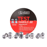 Jsb Match Diabolo Test Sampler, 22 Cal, Punta Redonda Y Punt