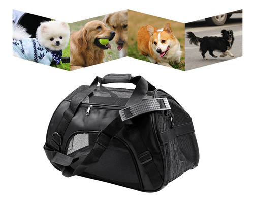 Mochila Bolsa Transportadora Para Perros/gatos Plegable