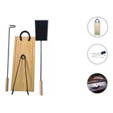 Set Parrillero Accesorios Asado Asador Herramientas Kit X 4