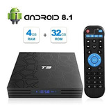T9 Android 8.1 Tv Box 4 Gb De Memoria Ram Ddr3 De 32 Gb Rom 